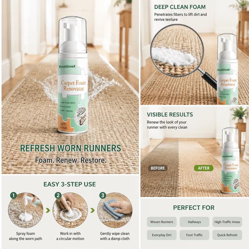 Seat Cleaner Fabric - 카펫 폼 얼룩 제거제 무수 시트